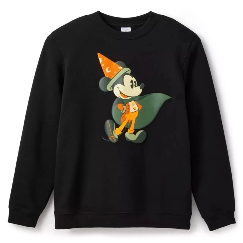 2025‎ DISNEY Halloween Pullover Sweatshirt Adults - MICKEY MOUSE WIZARD